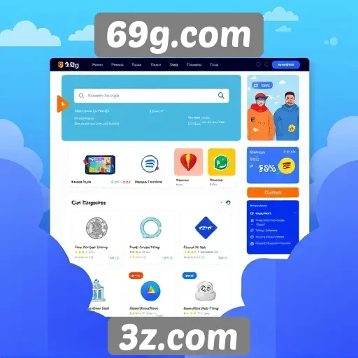 Interface do 69g.com facilita a navegação para novos usuários